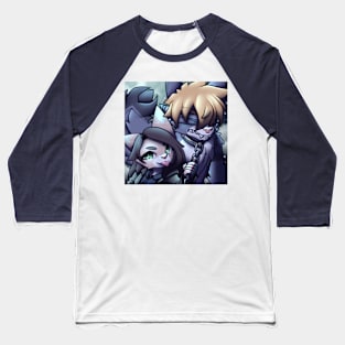 Hunter and Werecat Baseball T-Shirt